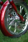 The chromed RC wheel